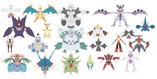 PokePack X and Y - #2 Mega Evolutions (Unrigged) by NipahMMD on DeviantArt