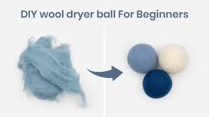 easy diy wool dryer ball that you can