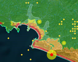 atlas de riesgos interactive web map