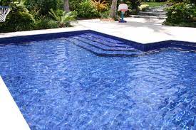 Glass Tile Pools Contemporary