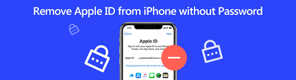 delete apple id from an iphone