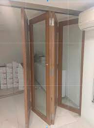 Wooden And Glass Dorma Folding Door At