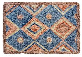 hn 107 north hooked rug felted wool