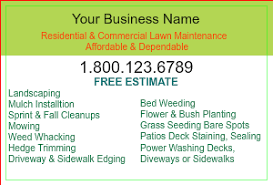 Lawn Care Flyers Landscaping Postcards Designsnprint
