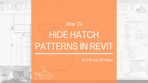 Hide Hatch Patterns In Revit The