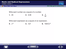 Ppt Roots And Radical Expressions