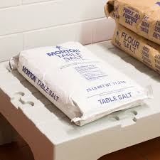 morton 25 lb bulk non iodized table salt