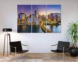 Buy Miami Cityscape Wall Art Miami Art