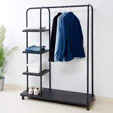 Laundry rack dryer 3 arm rail hanger indoor outdoor folding clothes airer horse. Kornsjo Clothes Rack Black Ikea