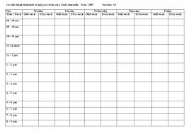 Blank Weekly Workout Schedule Template Weekly Workout