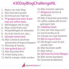 30 Day Blog Challenge NL
