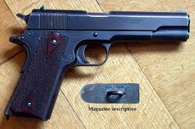 Colt 1911, serial number 5, was the gun used in the 1911 trials. File Colt 1911 Cal 455 Jpg Wikimedia Commons