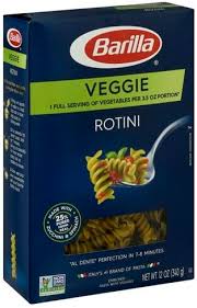 barilla rotini veggie pasta 12 oz