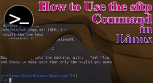 how to use the sftp command in linux