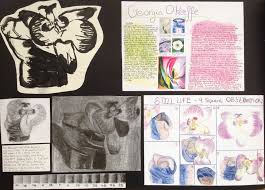 GCSE Applied Art Books          YouTube Instructables drawing of fish   igcse art coursework example