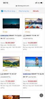 Có nên mua tivi samsung 75in 8k đang giảm giá tại điện máy xanh từ 159tr  còn 51tr.