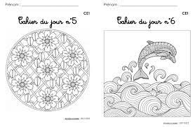 Page De Garde Cahier Du Jour Dessin - Page de garde cahier du jour CE1 - LocaZil