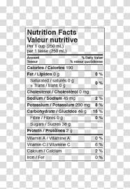 nutrient nutrition facts label pancake