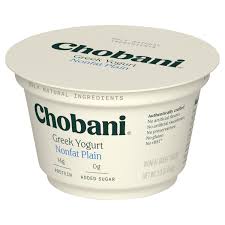 chobani yogurt greek nonfat plain