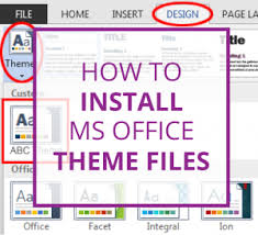 How To Install Ms Office Theme Files Cordestra