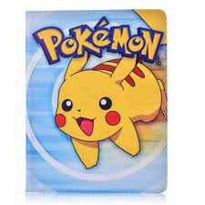 Case for Apple ipad 6 / ipad Air 2 Pokemon Go cute Pikachu tablet PU  leather Cover Flip stand shell coque para|Tablets & e-Books Case