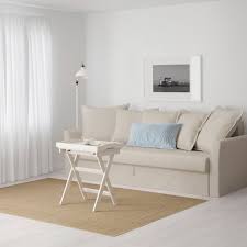 holmsund three seat sofa bed beige