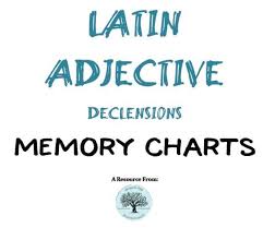 Latin Adjective Charts Wisdom And Righteousness