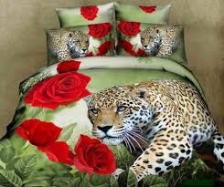 Comforter Cover Bedding Set Leopard