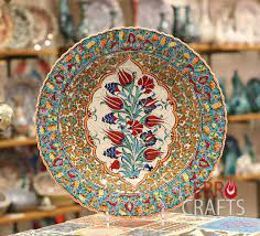 16 Turkish Iznik Ceramic Plate Tezhip