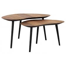 Set Of 2 Natural Org Coffee Tables