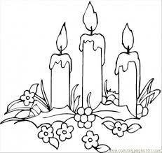 These alphabet coloring sheets will help little ones identify uppercase and lowercase versions of each letter. Candles And Flowers Coloring Page For Kids Free Decorations Printable Coloring Pages Online For Kids Coloringpages101 Com Coloring Pages For Kids