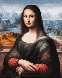 ❤️ Mona Lisa. Leonardo da Vinci 65x50cm Malen nach Zahlen billiger  Online-Shop