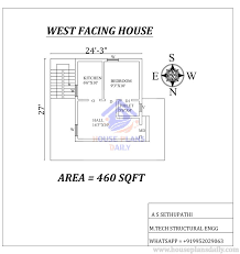 West Facing House Plans As Per Vastu