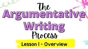 argumentative writing lesson 1
