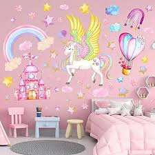 Bedroom Unicorn Wall Stickers Decor