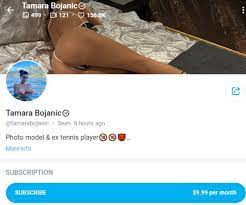 Tamara Bojanic: Tennis Pro to OnlyFans Star | @tamarabojanic OnlyFans  Review (Nude, Leaks, Videos) | fanscribers.com