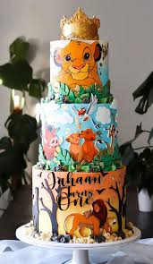 the lion king first birthday cake