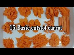 15 types of vegetable cuts basic