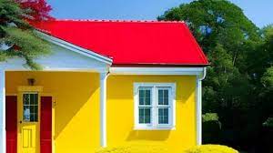 Red Metal Roof House Color Combinations