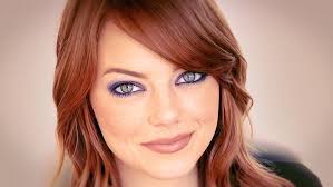 emma stone green eyes redhead women