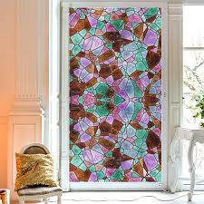 Colorful Stained Glass Sticker Static