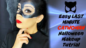 catwoman makeup tutorial last minute
