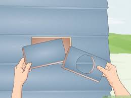 A dryer vent is an essential part of your home dryer that helps funnel moist exhaust air out of your once you're set on a location, place the pipe portion of your vent hood over the center of the test. 3 Easy Ways To Cover A Dryer Vent Hole Wikihow