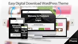 Pixelstore Easy Digital Downloads Wordpress Theme