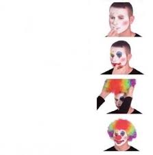 clown makeup meme create meme meme