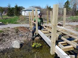 Wooden Garden Bridge Build Small