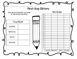 First Day Jitters Graphing Activity