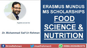 erasmus mundus ms scholarships for food