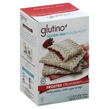 glutino frosted strawberry flavored