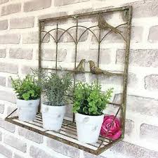shabby chic vintage style metal wall
